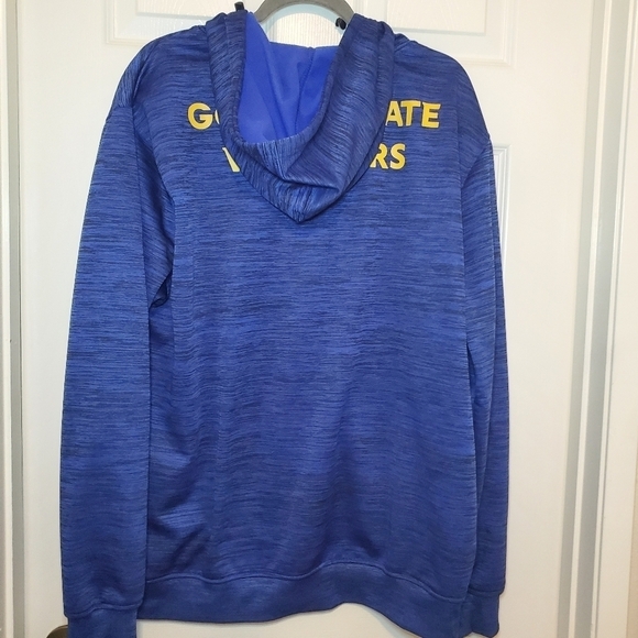NBA Golden State Warriors Zip-up Hoodie Jacket Sz XL Blue - Picture 6 of 12